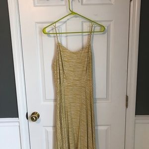 Knee length striped dress